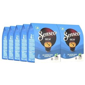 SENSEO Koffiepads Decaf (360 Cafeïnevrije SENSEO Pads - Decaf Koffiepads voor SENSEO Koffiepadmachines - Intensiteit 05/09 - Medium Roast Koffie - Cafe�ïnevrij) - 10 x 36 Pads