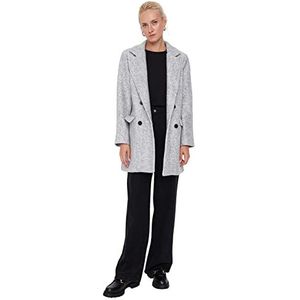 TRENDYOL Classic Coat - Gray - Regular, Grau, 38