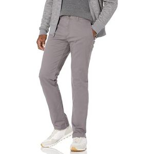 Amazon Essentials Heren Slim-Fit Casual Stretch Khaki Broek, Donkergrijs, 35W/34L
