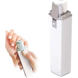 Avilia Automatische elektrische nagelpolijstmachine, automatisch rotatiesysteem met 2 verschillende rollen, voor het gladmaken en polijsten, ideaal voor manicure en pedicure