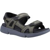 Hush Puppies - Castro - Sandalen - Groen - Klittenbandsluiting