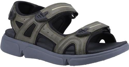 Hush Puppies - Castro - Sandalen - Groen - Klittenbandsluiting