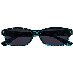 UV Reader Blauwe Schildpad Zonnelezers Leesbrillen Zonnebrillen UV400 Mannen Vrouwen Scharnieren Met Veer UVSR005 +1,50
