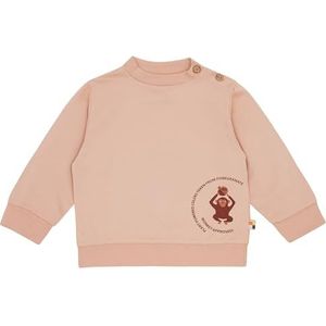 loud + proud Unisex kinderen geverfd met plantaardige kleuren, GOTS-gecertificeerd sweatshirt, pomegranaat, 62-68