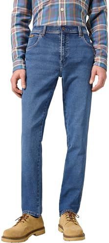 Wrangler Men's Texas Slim Jeans, Ridge Wash, 36 W / 32 L