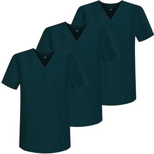 MISEMIYA Set van 3 stuks - sanitaire kaack UNISEX gezondheidsuniformen 3-6801