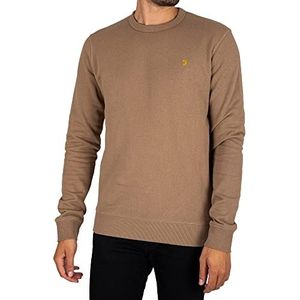 FARAH® Tim Crew Sweatshirt voor heren, beige, L