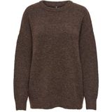 Onlazu Ls Boxy O-Neck KNT, bruin, XS