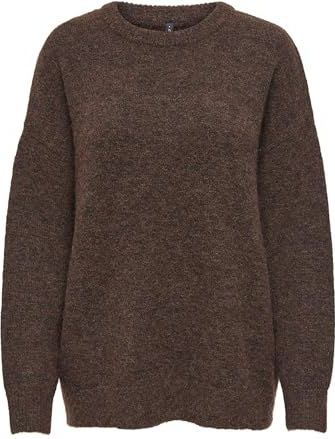 Onlazu Ls Boxy O-Neck KNT, bruin, XS