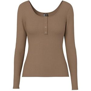 Pieces - Pckitte Ls Top Jrs Noos Bc - Dames - Blouses