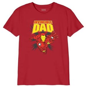 Marvel T-shirt voor jongens, Rood, 8 Jaren
