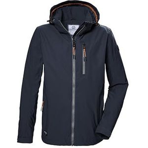 G.I.G.A. DX by killtec - Functioneel Jack - Donkerblauw - Waterafstotende Herenjas - Afneembare Capuchon