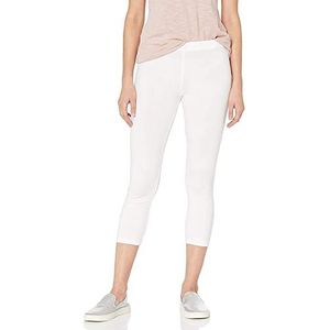 No Nonsense Katoenen dameslegging van Algodón; gemaakt van katoen; geschikt voor capri, wit, L