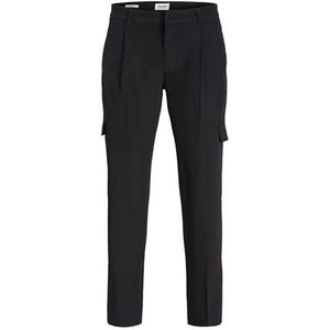 Jack & Jones JPSTBILL JJFLINT SA LN Cargobroek, Zwart, 31/32
