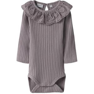 NAME IT Nbfjohanne Ls Body voor dames, Purple Dove, numeric_68