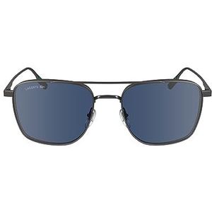 Lacoste Heren L261S zonnebril, mat donker gunmetal, één maat, Mat Donker Gunmetal, One Size