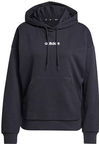 adidas - Essentials Linear - Hoodie - Zwart - French Terry