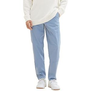 TOM TAILOR Uomini Relaxed chinobroek 1035047, 12364 - Greyish Mid Blue, 25