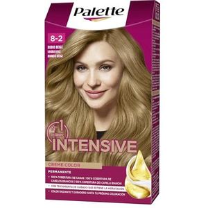 Schwarzkopf Palette Intensive Permanente Haarcrème Kleur, Toon 8.2 Beige Blond