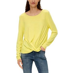 s.Oliver - T-Shirt - Zwart - Lange Mouwen - Loose Fit