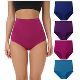 wirarpa - Katoenen Onderbroeken - Set van 4 - Hoge Taille - Dames