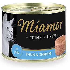 Miamor Fijne filets in Jelly Thun & Shrimps 12x185g