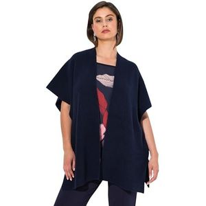 Ulla Popken - Gebreid Vest - Marine