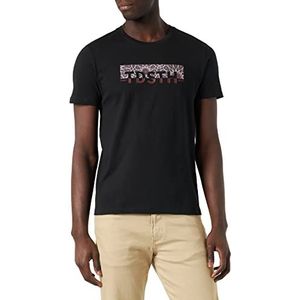 Teddy Smith T- Ezio 2 MC T-shirt, kolen, XXXL heren, Houtskool, 3XL