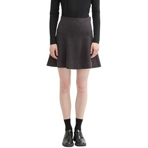 Tom Tailor - 1043319 - Rok - Kort - Zwart - 52% Viscose - 27% Polyester - 21% Polyamide