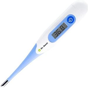 Dr. Senst Digitale koortsthermometer met koortsalarm, zeer nauwkeurige meting voor volwassenen, kinderen en baby's, meettijd van 10 seconden, medische thermometer voor het meten van de