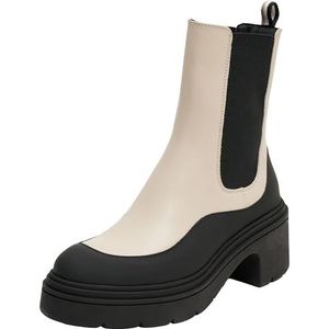 BOSS Carol Chelsea-wc Bootie voor dames, Open wit., 40 EU