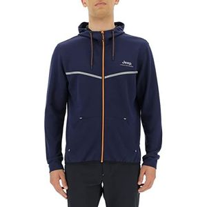 Jeep Xp Tech Sweat Jx22a Herenjas met capuchon en voorzak