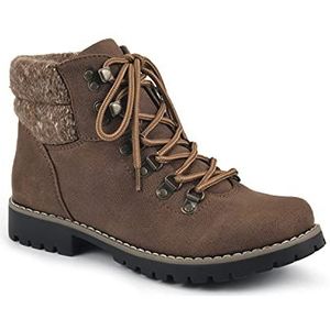 CLIFFS BY WHITE MOUNTAIN Dames Pathfield enkellaars, Cognac Suedette, 36 EU