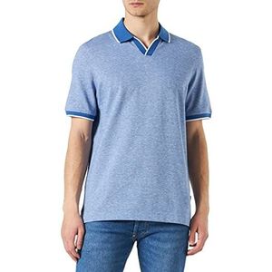 bugatti Heren 8150-35108 Poloshirt, marine-370, Regular, Marine-370, XL