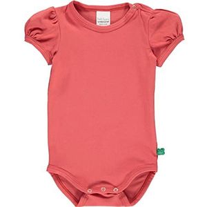 Fred's World by Green Cotton Babymeisjes Alfa Puff S/S Body and Toddler Sleepers, cranberry, 98 cm