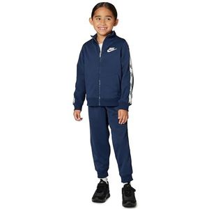 Nike - Kids Full Zip With Logo Tap Set - Trainingspak - Zwart - Piqué