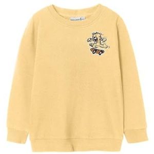 NAME IT - Nmmvasha - Sweatshirt - Golden Haze - Normale Pasvorm, Ronde Hals, Lange Mouwen