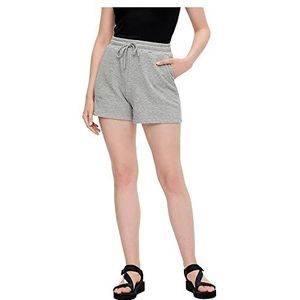 PIECES Dames PCCHILLI Summer HW NOOS Shorts, Light Grey Melange, S