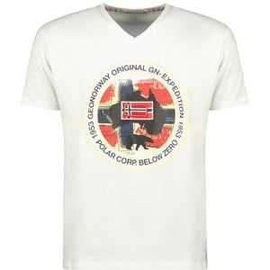 Geographical Norway Jexcursion_Heren T-shirt, Wit, XL