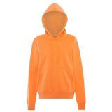 NALLY - Sweatshirt - Mandarijn - Capuchon - Effen