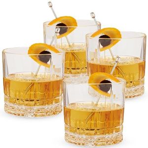 Spiegelau 4-delige whiskyglazen, kristalglas, 368 ml, Perfect Serve, 4500176