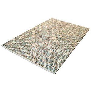 Woltapijt tapijt wol Azteekse patroon Aztec Scandi ontwerp beige grijs blauw tapijt woonkamer eetkamer tapijt tapijt loper gang loper verschillende kleuren