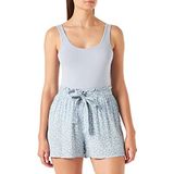 ONLY Onlromina Life WVN Shorts voor dames, Cashmere Blauw/Aop:cd Romina Ditsy, S