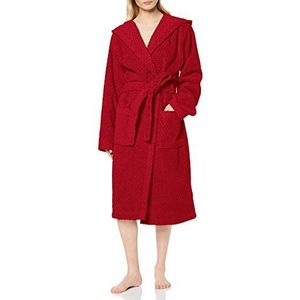 Caleffi Badjas van katoen, bordeaux, zeemeermin, 63801