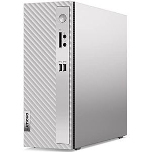 Lenovo IdeaCentre 3 Gen 7 Desktop (AMD Ryzen 5 5600H, 512 GB SSD, 16 GB RAM, WiFi 6, Windows 11 Home) USB-toetsenbord en muis (zwart) - mineraal grijs