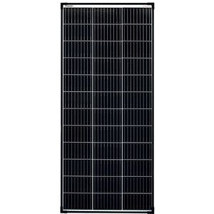 SolarV Mono PERC 110W zonnepaneel monokristallijn zonnecel 110W ideaal voor 12V PV systeem, Zwart