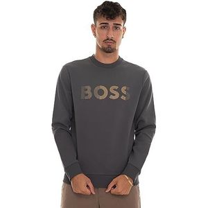 BOSS heren sweatshirt, dark grey, 6XL
