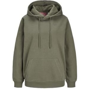 Jack & Jones JXABBIE RLX LS Every Hood SWT NOOS, Grape Leaf/Detail: roze Jjxx logo, XS