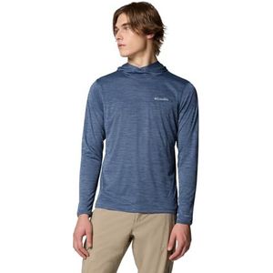 Columbia Men's Sage Peak Knit Hoodie, Dark Mountain Heather, Medium