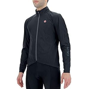 UYN Heren Packable functionele jas, zwart/zwart, L